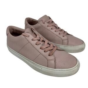 The Greats The Royale Perforated Sneaker Blush Pink in size 10
